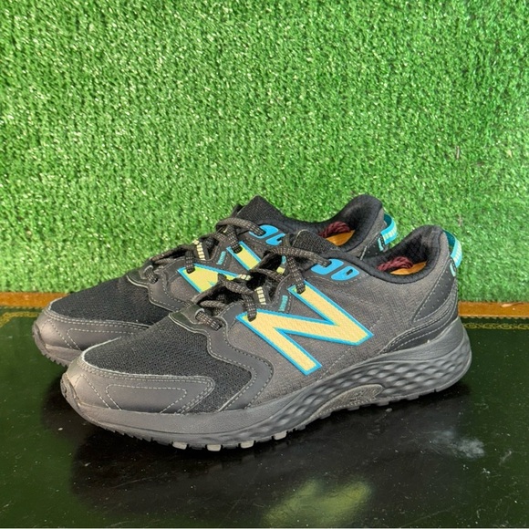 New Balance 410v7 Black Blue Green WT410BL7 Women’s Size 8.5 D - Picture 1 of 6